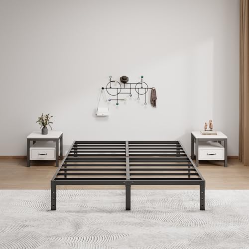 LUMUNANCE Metal Bed Frame Queen Size - 12 Inch Heavy-Duty Queen Platform Bed Frame No Box Spring Needed, Easy Assembly, Noise-Free, Sturdy Mattress Foundation, Underbed Storage Space - size: Queen, style: 12 Inch
