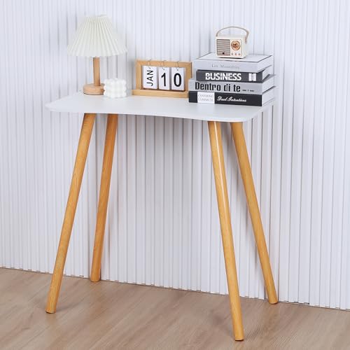 Computer Desk, Small Home Office Computer Desk for Bedroom, Modern Simple Style Computer Gaming Desk Study Writing Desk Work Desk Computer Table for Home Office White 70cm - color: White 70cm