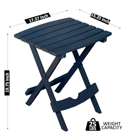 Adams Quik-Fold® Side Table - Midnight - color: Midnight
