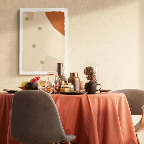 WADILE Grasscloth Peel and Stick Wallpaper 15.7in x 196.8in, Textured Contact Paper for Cabinets, Faux Linen Wall Paper Pull and Stick, Fabric Vinyl Wallpaper Self Adhesive Beige | Textured contact paper, Faux linen, Vinyl material, Cabinets, Self adhesiv