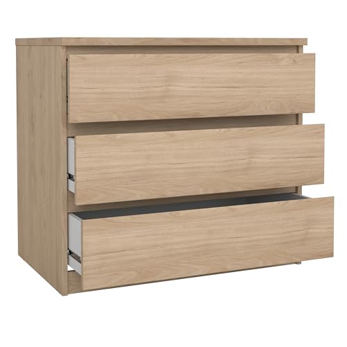 Tvilum Scottsdale 3 Drawer Chest in Jackson Hickory - color: Jackson Hickory