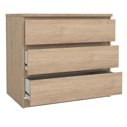 Tvilum Scottsdale 3 Drawer Chest in Jackson Hickory - color: Jackson Hickory