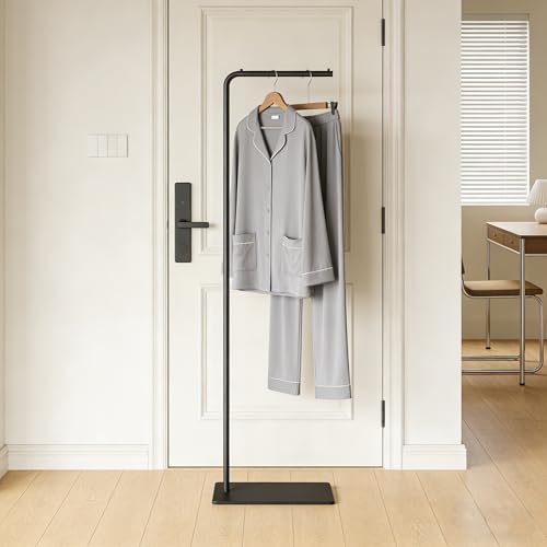 Matte Black Metal Coat Rack, Freestanding Coat Stand with Heavy-weight Slate Base, Modern Clothing Tree for Entryway, Bedroom, Hallway (A13) - color: A13