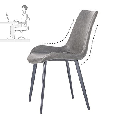 Mid-Century Extendable Dining Table Set, 51"-67", 6 Upholstered Chairs - color: Table With 6 Gray Chairs, size: 51"-67"