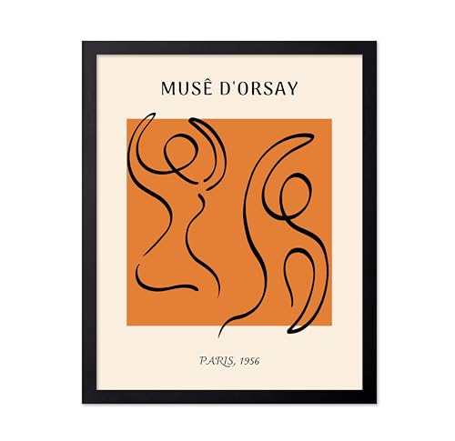 Poster Master Vintage Poster - Retro Line Figure Print - Line Drawing Art - Minimal Gift for Him, Her, Men, Women - Abstract Decor for Office, Bedroom, Living Room, 18x24 Unframed Wall Art - color: Style-12, size: 18"L x 24"W