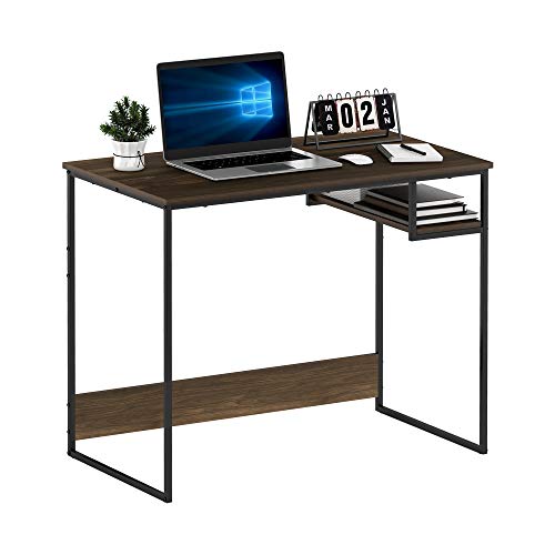 Furinno Moretti Lifestyle Study Desk, 35 Inches, Columbia Walnut - color: Columbia Walnut, size: 35 inches