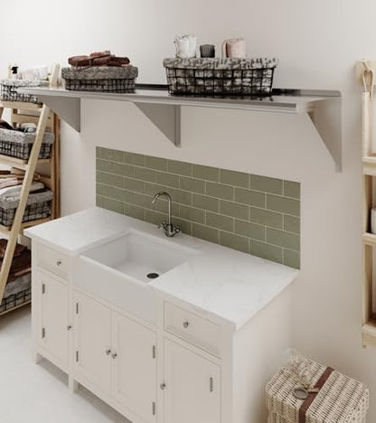 AmGood 18 in. x 72 in. Stainless Steel Wall Shelf | NSF | Metal Shelving | Garage, Laundry, Storage, Utility Room | Restaurant, Commercial Kitchen - size: 18 in. x 72 in.