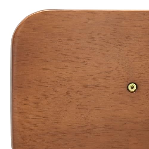 SAFAVIEH Home Collection Luella Walnut Stackable Dining Chair Set of 2 - color: Walnut