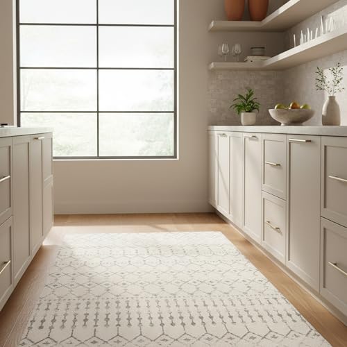 nuLOOM Blythe Grey Trellis Power Loomed Area Rug, 12' x 15' - color: Blythe Grey, size: 12' x 15' (Rectangular)
