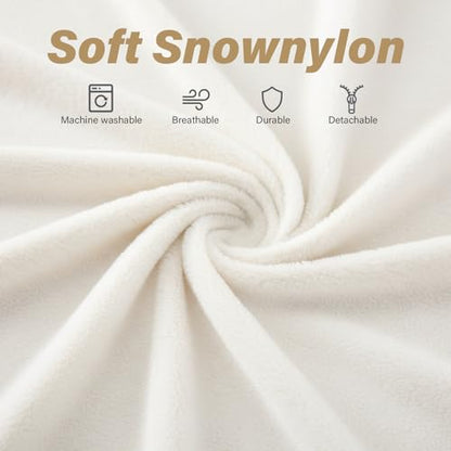 Convertible Folding Sofa Bed Mattress with Pillow & Side Pocket, Plush Fabric Floor Mattress Couch Bed, Washable Cover, Twin Size, Beige - color: Plush Beige, size: Twin Size