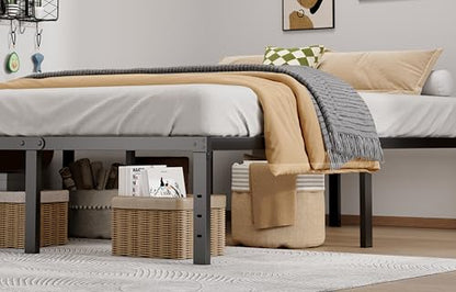 LUMUNANCE Metal Bed Frame Queen Size - 16 Inch Heavy-Duty Queen Platform Bed Frame No Box Spring Needed, Easy Assembly, Noise-Free, Sturdy Mattress Foundation, Underbed Storage Space - size: Queen, style: 16 Inch