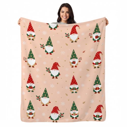 Kawaii Throw Blanket, Flannel Fleece 50" x 60" | Yujiiso Kawaii Christmas Presents Blanket Lightweight Decor for Living Room, Bedroom, Office and Travel, Home Decor Gift - color: Kawaii Christmas Presents, size: 50"x60"