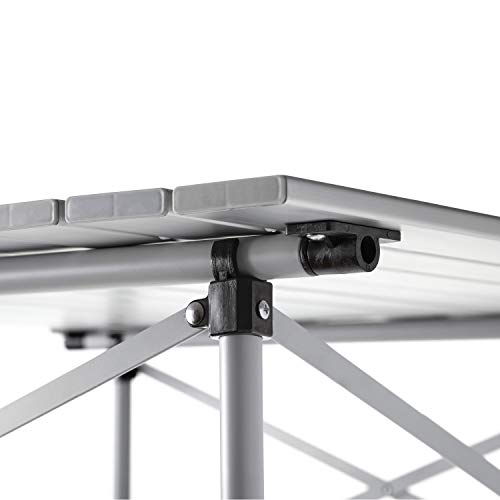 Coleman Outdoor Folding Table, Sturdy Aluminum Camping Table with Snap-Together Design, Seats 4 & Carry Bag Included, Great for Camping, Tailgating, Grilling, Hunting, Outdoor Dining & More
