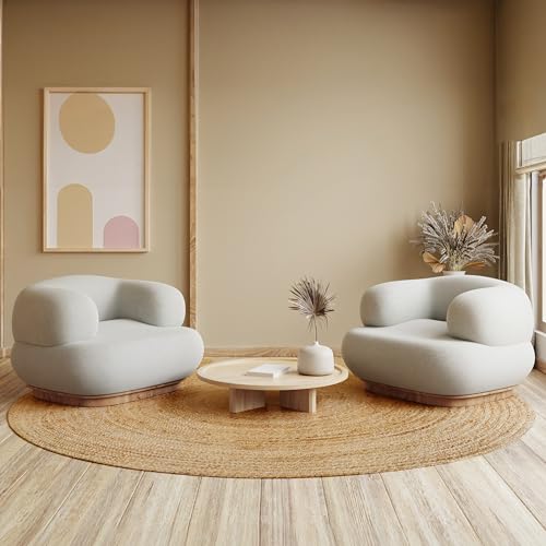 Hausattire Jute Braided Round Area Rug, Natural, 8 ft | 100% natural jute, hand woven, reversible, boho farmhouse style, bedroom/living room/kitchen use - color: Natural, size: 8' Round