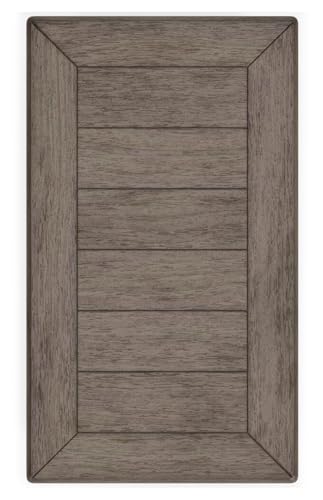 Signature Design by Ashley Bolanburg Narrow End Table, Charging Station | Slim 14-inch profile with USB charging, Wood, White oak veneers and engineered wood, Farmhouse style for small living rooms - color: Dark Brown & White