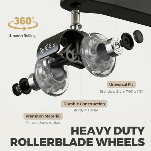 Office Chair Wheels 2 Inch Replacement for All Hardwood and Carpet Floors - color: Grey-B-2 Inch