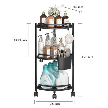 Standing Shower Caddy Corner Shelf Rustproof Shower Organizer Shampoo Holder