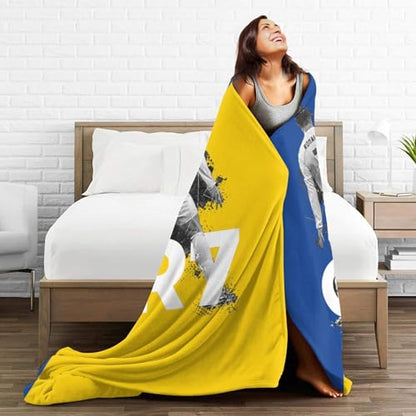 #7 Ultra-Soft Micro Travel Fleece Plush Blankets for Home Bed Couch Livingroom