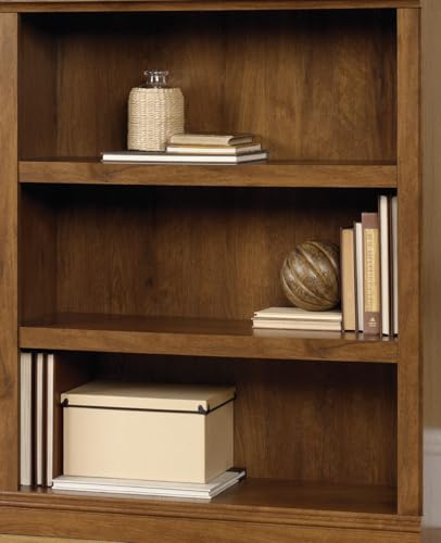 Sauder Miscellaneous Storage 3-Shelf Bookcase/ Book shelf, Oiled Oak finish - color: Oiled Oak Finish