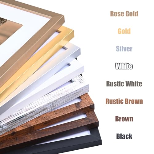 8.5x11 Picture Frame Black Set of 4, Wooden Diploma Frame with Acrylic Plexiglass for Pictures, Certificate Degree Document Frame Tabletop and Wall Mounting Display - color: Black, size: 8.5x11