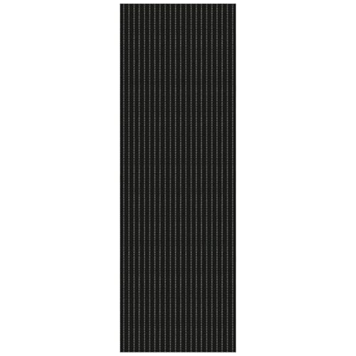Washable Runner Rug, Non Slip Hallway Runner, 2x6 Ft, Black/Grey | Washable Braided Runner Carpet, Non Slip Rubber Dot Backed, For Hallway, Kitchen, Entryway, Bedroom, Laundry Room, Foyer - color: Black and Grey, size: 2' x 6' (Rectangular)