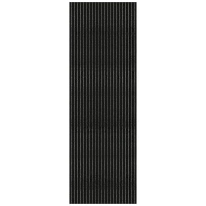 Washable Runner Rug, Non Slip Hallway Runner, 2x6 Ft, Black/Grey | Washable Braided Runner Carpet, Non Slip Rubber Dot Backed, For Hallway, Kitchen, Entryway, Bedroom, Laundry Room, Foyer - color: Black and Grey, size: 2' x 6' (Rectangular)