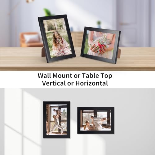 Giftgarden 3.5x5 Picture Frame Set of 18, Lightweight 3.5 by 5 Frames Bulk for Gallery Wall Photo Hanging and Tabletop Display, Black - color: Black*18, size: 3.5x5