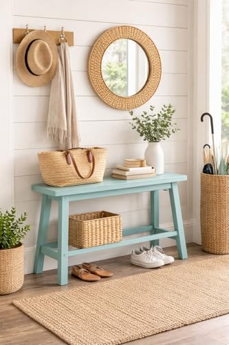 Boraam Sonoma Counter Height Backless Bench - Aspen Valley Finish - color: Aspen Valley Finish