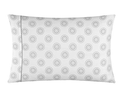 Idea Nuova Casa 7-Piece Solid Reversible Comforter Set with Bonus Sheets, Light Gray, Queen, 86"" x86 (WK699210) - color: Light Gray, size: Queen