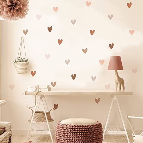 Boho Wall Stickers Girls Bedroom Removable Wall Decals Nursery Kids Room Decor Vinyl Murals DIY Cute Decorations 6 Sheets - color: B, size: 8.28*5.83 inches