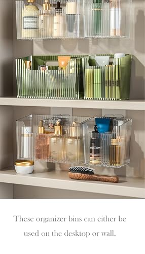 Lae Nuvole Adhesive Cabinet Door Organizer, 2 Pack Wall Shower Caddy, Green | 4 Adhesive Straps, No Drill Wall Mount, Renter Friendly, BPA-free stackable; Fits Bathroom, Kitchen, Apartment, Pantry, RVs - color: Green
