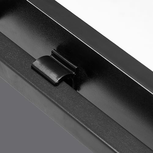 31.5" Folding Desk Small Space - Narrow Foldable Computer Desk, Portable Writing Desk for Bedroom, Study, Office with Sturdy MDF Top & H-Frame, Space Saving Workstation (Black)