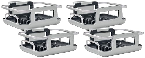 OXO Good Grips Extendable Over-The-Sink Aluminum Drying Dish Rack, One Size (Pack of 4) - size: One Size (Pack of 4)