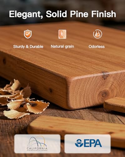 Pipishell 34" Pine Wood Shoe Bench Entryway with Soft Cushion and Storage | Lift-top storage, side holder, 440 lbs weight capacity, sturdy and durable, EPA & CARB-certified, holds 7 pairs, for entryway - size: 33.6 Inch