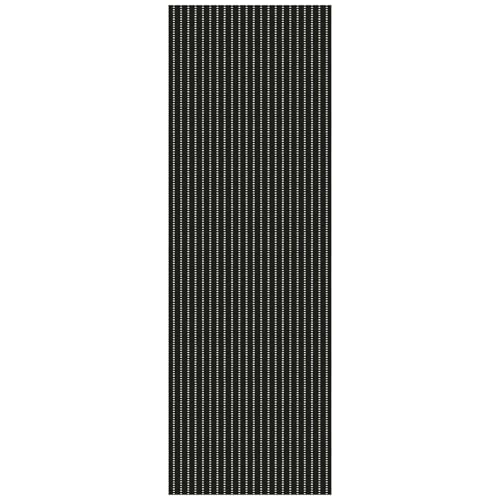 Washable Runner Rug, Non Slip Hall Runner, 2x6 Ft, Black/Cream | Washable Braided Runner Carpet, Non Slip Rubber Dot Backed, For Hallway, Kitchen, Entryway, Bedroom, Laundry Room, Foyer - color: Black and Beige, size: 2' x 6' (Rectangular)