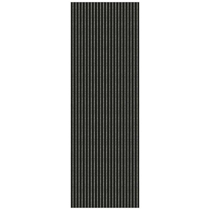 Washable Runner Rug, Non Slip Hall Runner, 2x6 Ft, Black/Cream | Washable Braided Runner Carpet, Non Slip Rubber Dot Backed, For Hallway, Kitchen, Entryway, Bedroom, Laundry Room, Foyer - color: Black and Beige, size: 2' x 6' (Rectangular)