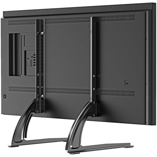ELIVED Universal Table Top TV Stand for Most 27-55 Inch Flat/Curved TVs | TV Base Height Adjustable Legs Stand, Replacement TV Feet Holds up to 88lbs, Max VESA 800x400mm