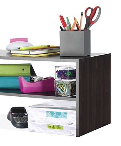 Whitmor Stackable 2-Tier Shoe Shelf, 31 inch, Espresso - color: Espresso, size: 31 INCH
