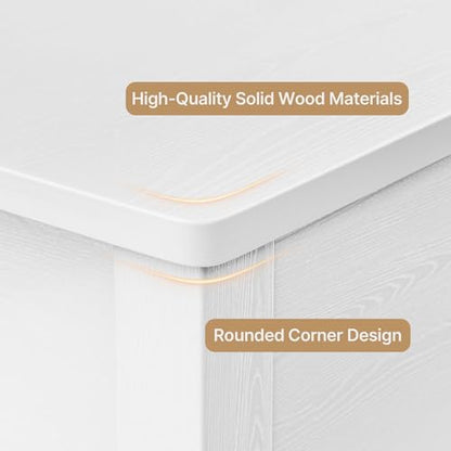 Gizoon Console Table with Outlets, White | Modern Sofa Table with 2 Drawers, Open Shelf for Living Room, Front Hall, Entrance Hall, Study Room - color: White, size: 39"W with Outlets