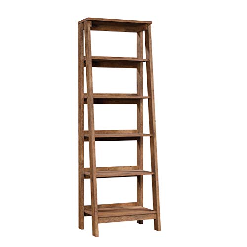 Sauder Trestle 5-Shelf Bookcase/ Book Shelf, Vintage Oak finish - color: Mystic Oak