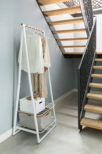 Brabantia - Linn Clothes Rack - Multi-Functional - Space Saver - Adjustable Shelves - Wardrobe Hanging - Drying Rack - Freestanding - Stable - White - Small - color: White, size: Small
