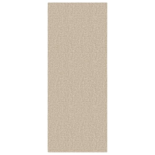 Washable Runner Rug 2x6 Ft Non Slip Runners for Hallways Cotton Rubber Backed Kitchen Runner Braided Indoor Floor Carpet Runners for Entryway, Hallway, Kitchen, Bedroom, Send/Beige | Washable Braided Runner Carpet, Non Slip Rubber Dot Backed, For Hallway,