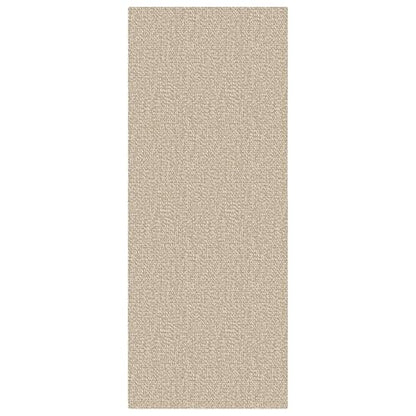 Washable Runner Rug 2x6 Ft Non Slip Runners for Hallways Cotton Rubber Backed Kitchen Runner Braided Indoor Floor Carpet Runners for Entryway, Hallway, Kitchen, Bedroom, Send/Beige | Washable Braided Runner Carpet, Non Slip Rubber Dot Backed, For Hallway,