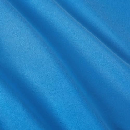 Amazon Basics 5-Piece Microfiber Kid's Bed-in-a-Bag Bedding Set, Twin, Blue, Solid - color: Blue, size: Twin