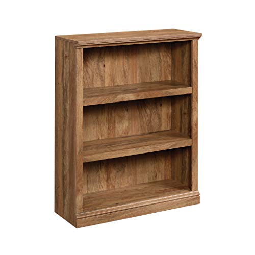Sauder Miscellaneous Storage 3-Shelf Bookcase/ Book shelf, Sindoori Mango finish - color: Sindoori Mango Finish