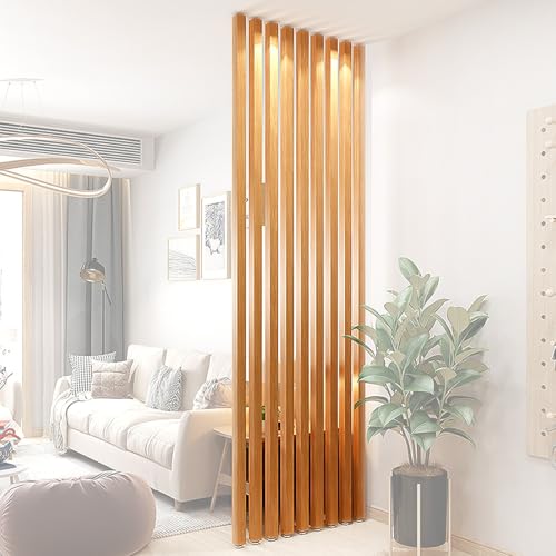 Freestanding wall Post Partition, Entrance Hall Partition Screen Column Floor to Ceiling, Privacy Screens Decorative Post, Dining Study Sitting Area Separator(9 Root,115cm/45.2in/3.77ft) - color: 9 Root, size: 115cm/45.2in/3.77ft