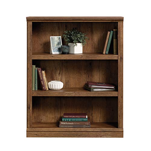 Sauder Miscellaneous Storage 3-Shelf Bookcase/ Book shelf, Sindoori Mango finish - color: Sindoori Mango Finish