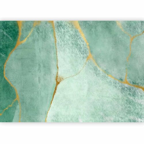 Premium Wall Mural Abstract 79x55 in - Non-Woven Wallpaper Fleece Wall Decor Photo Print Picture Image Design Home Marble Turqoise Like Painted a-A-10224-a-a - color: #11, size: 79"Wx55"H PREMIUM