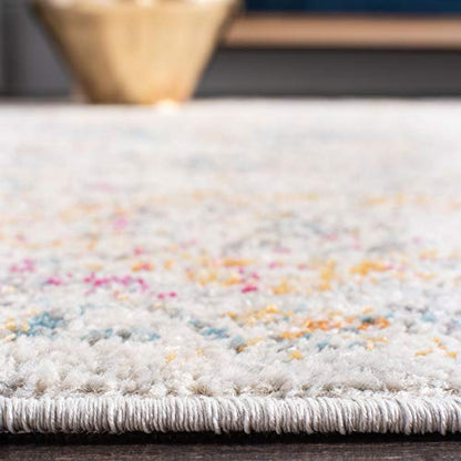 SAFAVIEH Madison Collection Runner Rug - 2'3" x 18', Grey & Gold, Boho Chic Distressed Design, Non-Shedding & Easy Care, Ideal for High Traffic Areas in Living Room, Bedroom (MAD611F) - color: Grey/Gold, size: 2'3" x 18' (Runner)