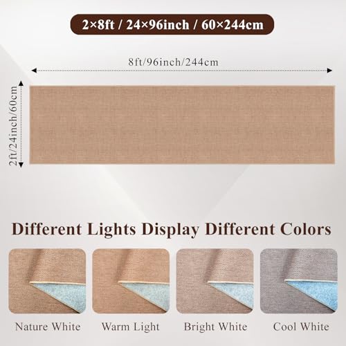 Jute 2x8 Runner Rug Hallway: Washable Faux Jute Non Slip Indoor Farmhouse | Durable Low Pile Carpet Secure Backing Narrow Floor Runners Entryway Kitchen Living Room Bedroom Textured Style (Beige,2x8) - color: Beige, size: 2' x 8' (Rectangular)